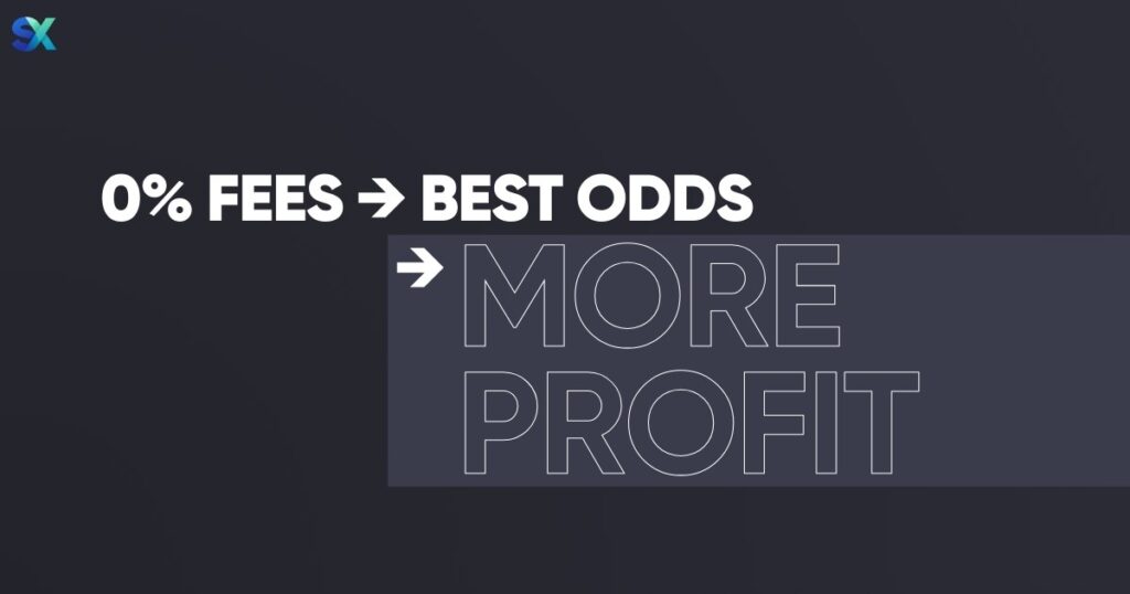 0% fees leads to best odds and more profit on SX Bet